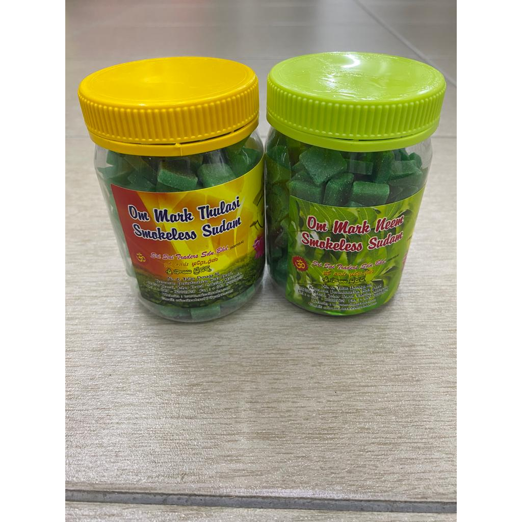 Om Mark Neem / Thulasi Smokeless Camphor Tablet 200gm | Shopee Malaysia