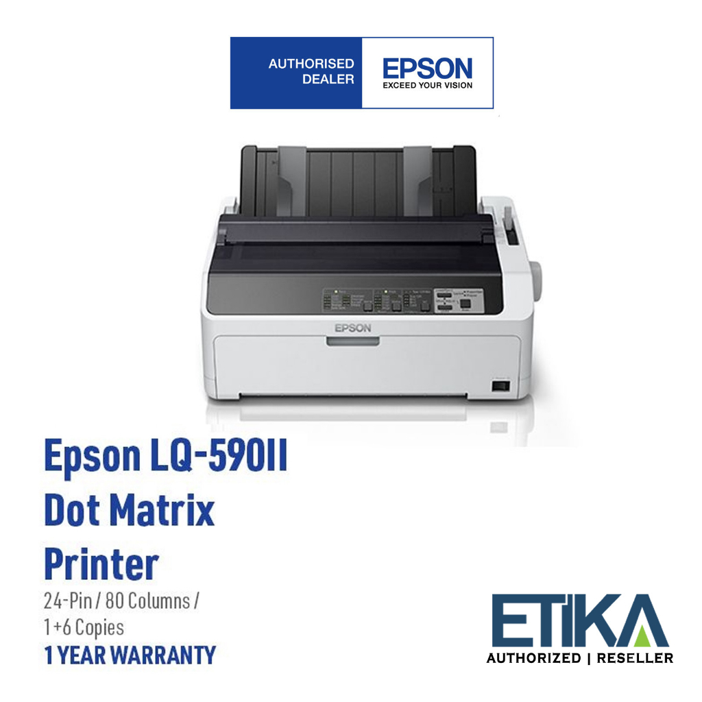Epson LQ590II LQ590IIN 24Pin Impact Printer High Speed Dot Matrix Printer Shopee Malaysia