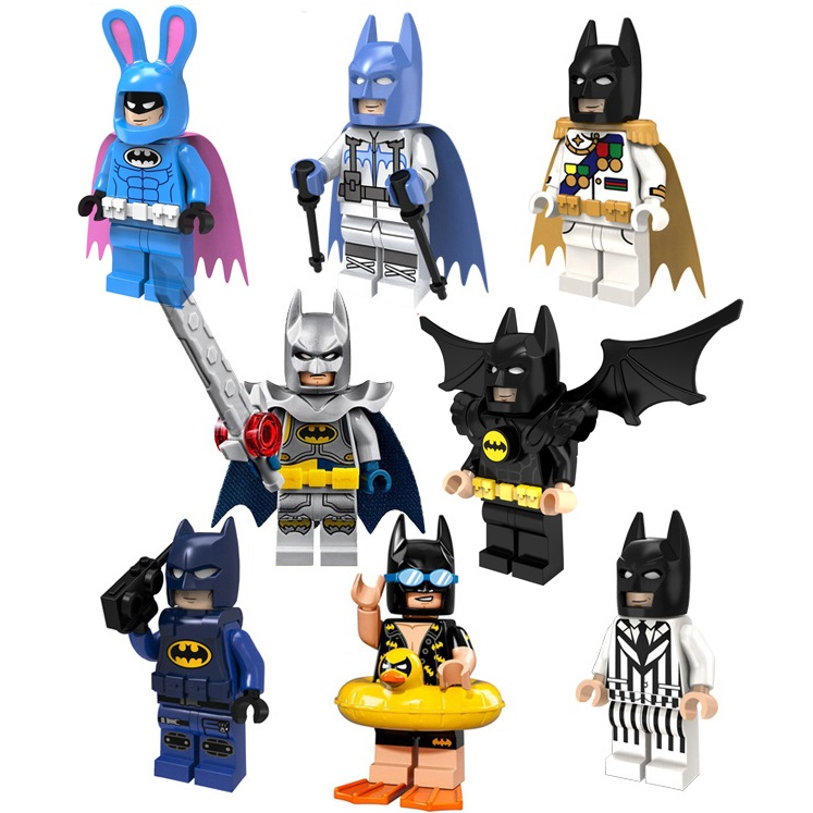 Dark Knight Delight: PG8047 Blocky Hero Minifigure Gotham guardian High ...