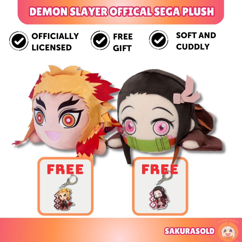 Demon Slayer Plush Kimetsu No Yaiba Plush Sega Plush 30cm Lay Down ...