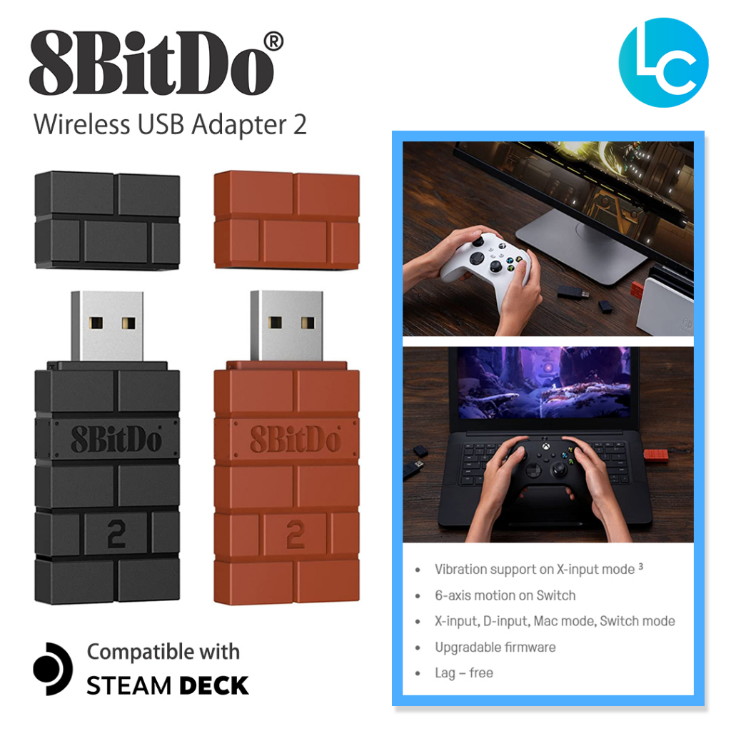 8BitDo Wireless Bluetooth USB Adapter 2