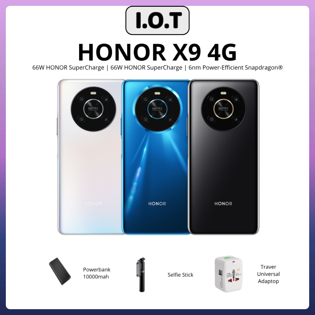 (NEW) HONOR X9 4G ( 8+2GB RAM | 128GB ROM ) - 100% Original Malaysia ...