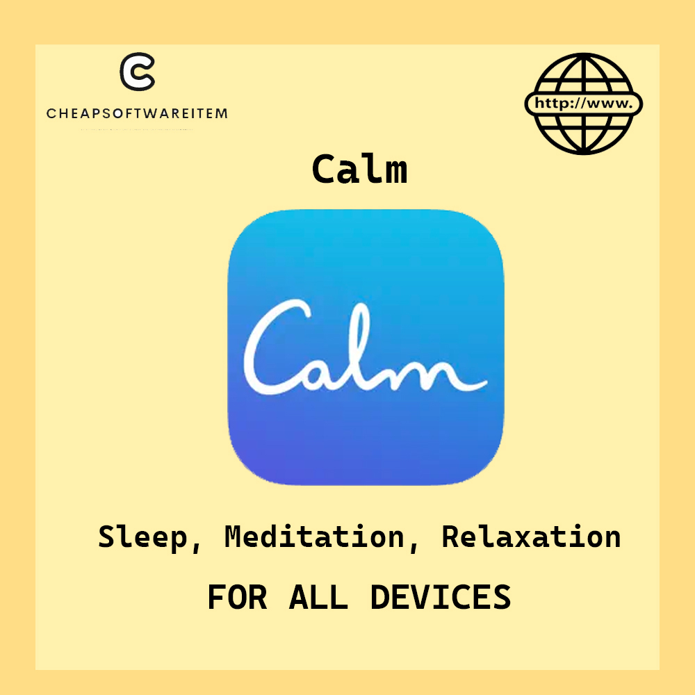 Calm app exclusive membership, refundable and exchangeable throughout the whole process, fully