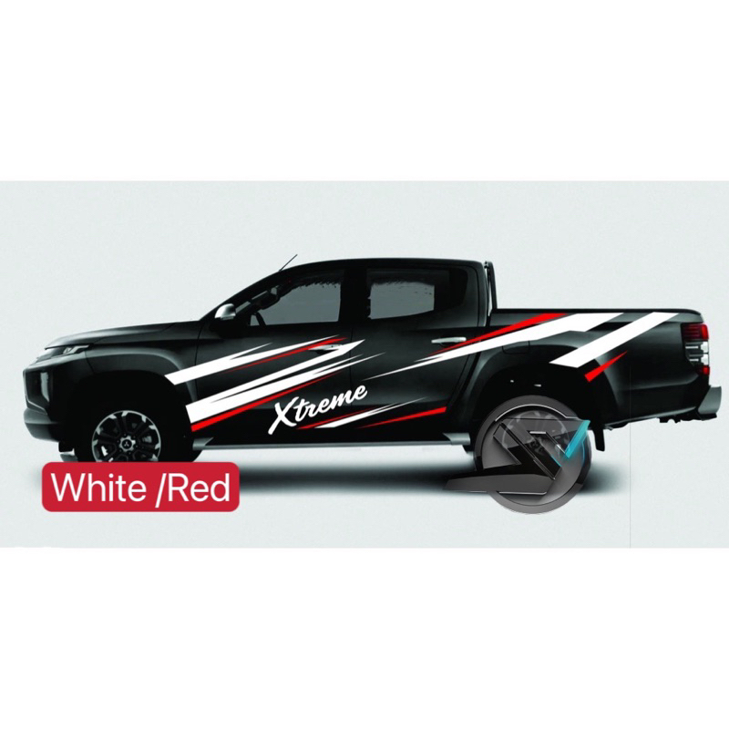(Ready Stock) S1049 4x4 Universal Truck Body Sticker for Ranger ,Triton ,Dmax ,Hilux ,Navara