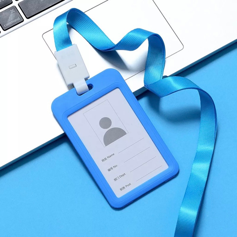 Office ID Card Holder vertical size Touch and Go Scan Card with 1.5m ...