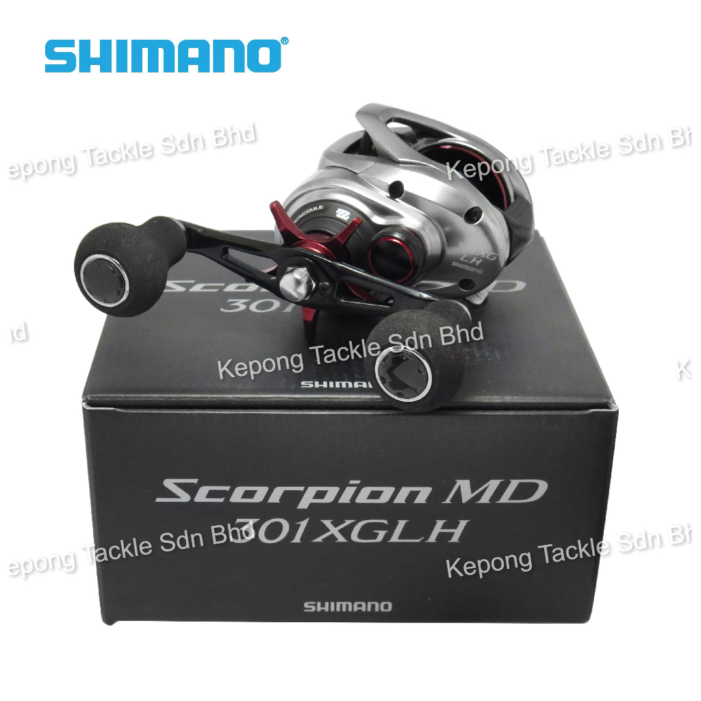 21 New Shimano Scorpion MD 301LHXG 301XG fishing reel Baitcasting