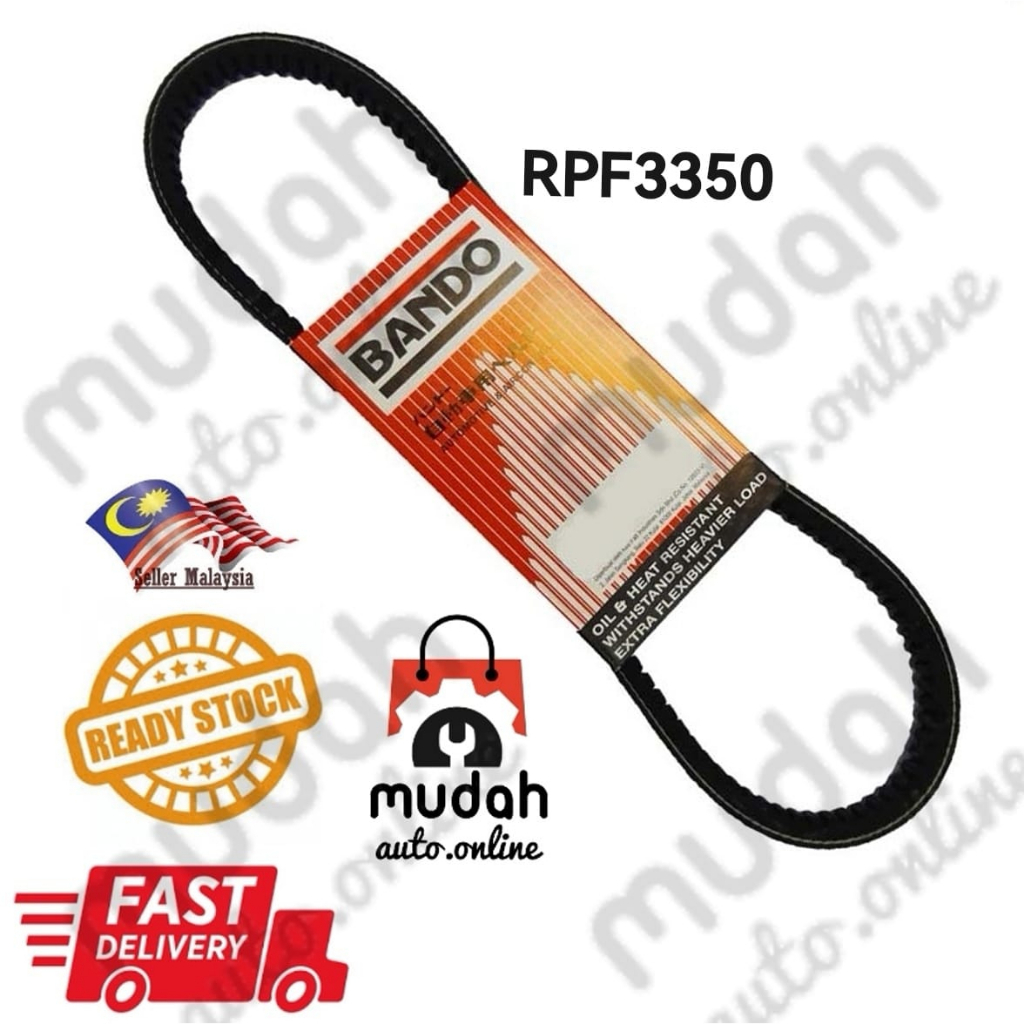 Bando RPF Belt 3350 for Air Cond / Alternator / Power Steering | Shopee ...