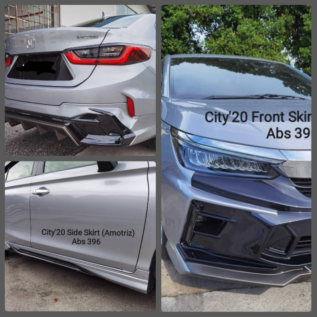 Honda City 7th Generation 20 Amotriz Skirting Body Kit ABS Ready Stock