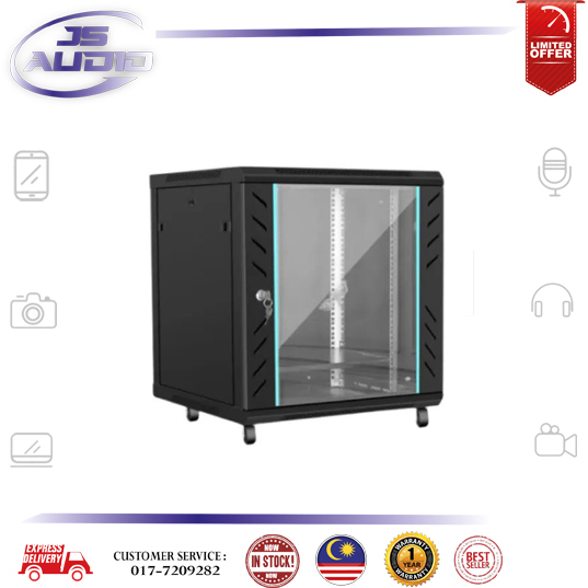 12U Audio equipment amplifier server rack data cabinet | Shopee Malaysia