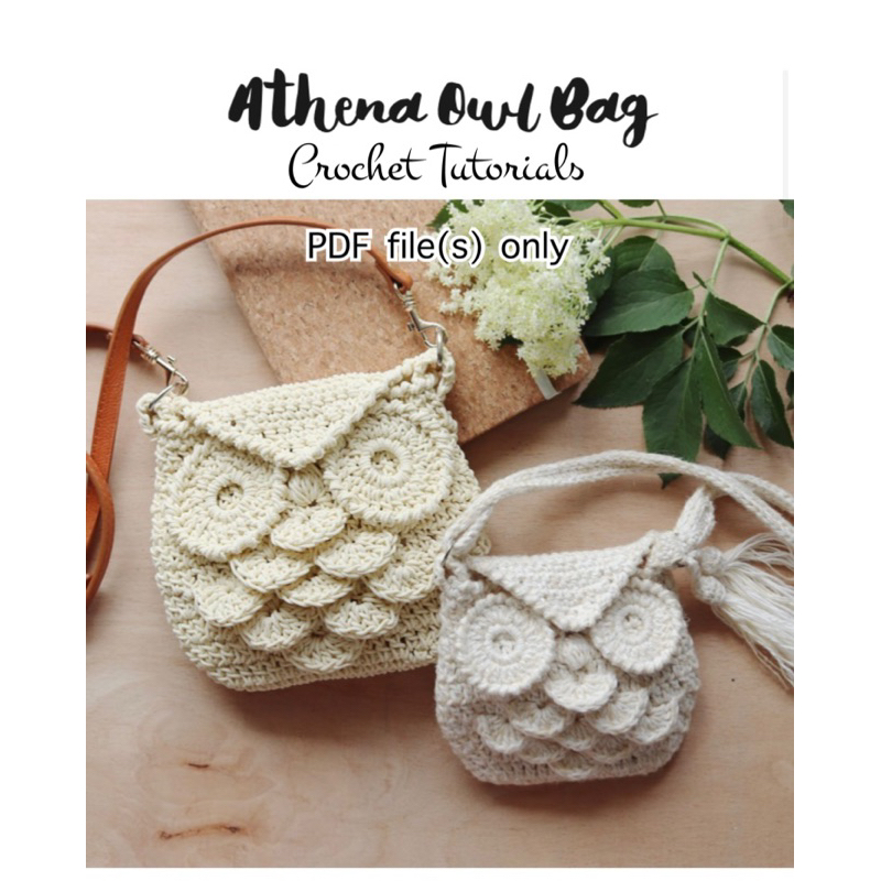 Crochet owl bag online