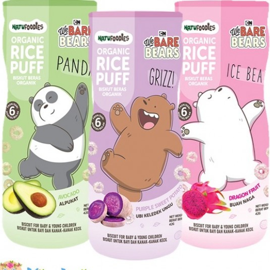 NATUFOODIES Organic Baby Rice Puff 6m+ | Shopee Malaysia