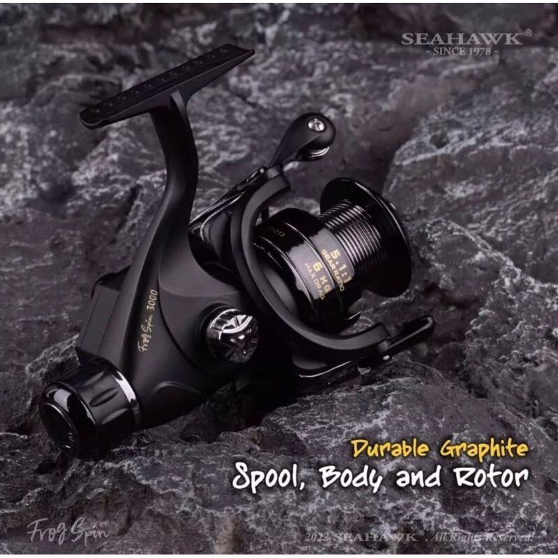 SEAHAWK FROG SPIN SPINNING REEL MESIN KATAK Shopee Malaysia