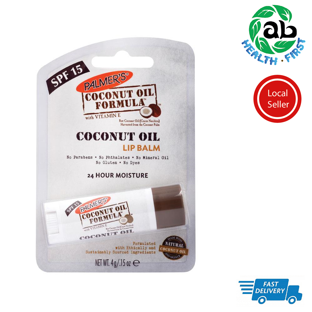 PALMER’S Coconut Oil Lip Balm with SPF 15_4g exp date 9/2026 Shopee