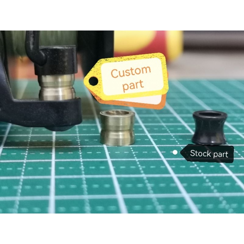 Galet De Ligne IOS FACTORY Hyper ! – Pour Moulinet Abu Cardinal Série 3/4, Argenté