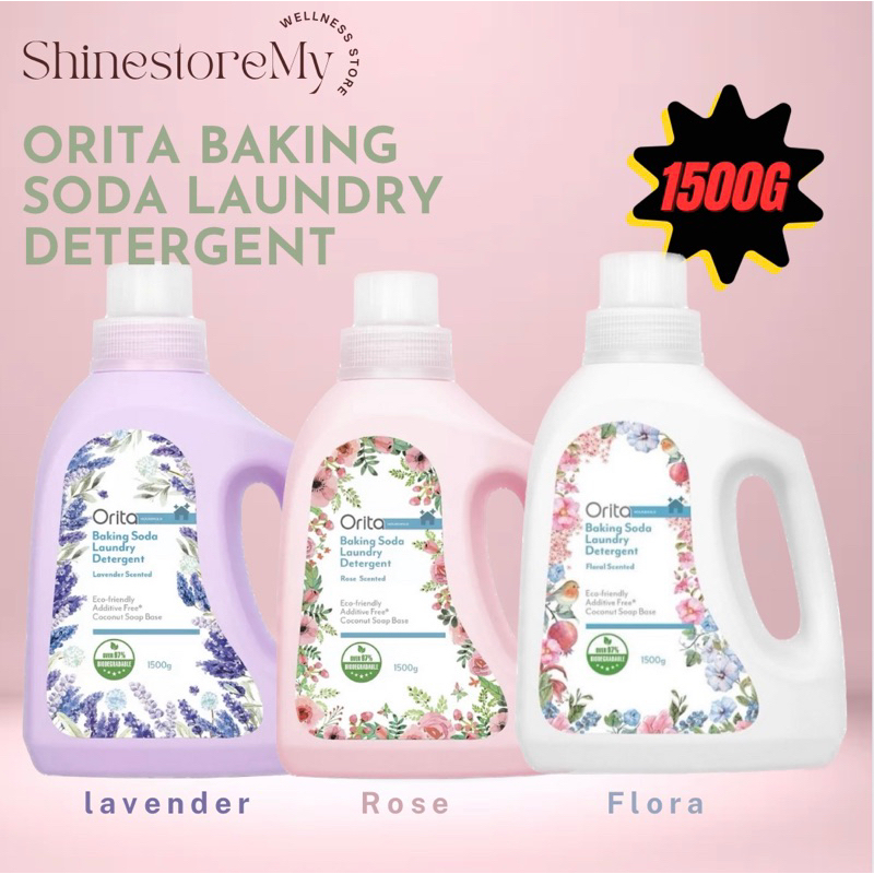 Orita Baking Soda Laundry Detergent 1.5kg Shopee Malaysia