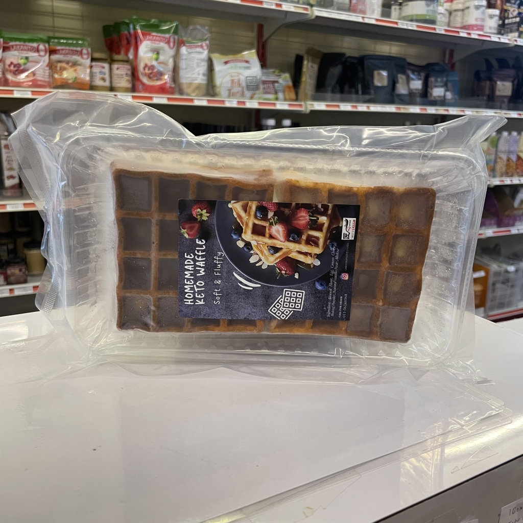[MD Keto] 2x 4 inch keto waffle, Natural, Low Carb Diet, LCHF Keto Diet