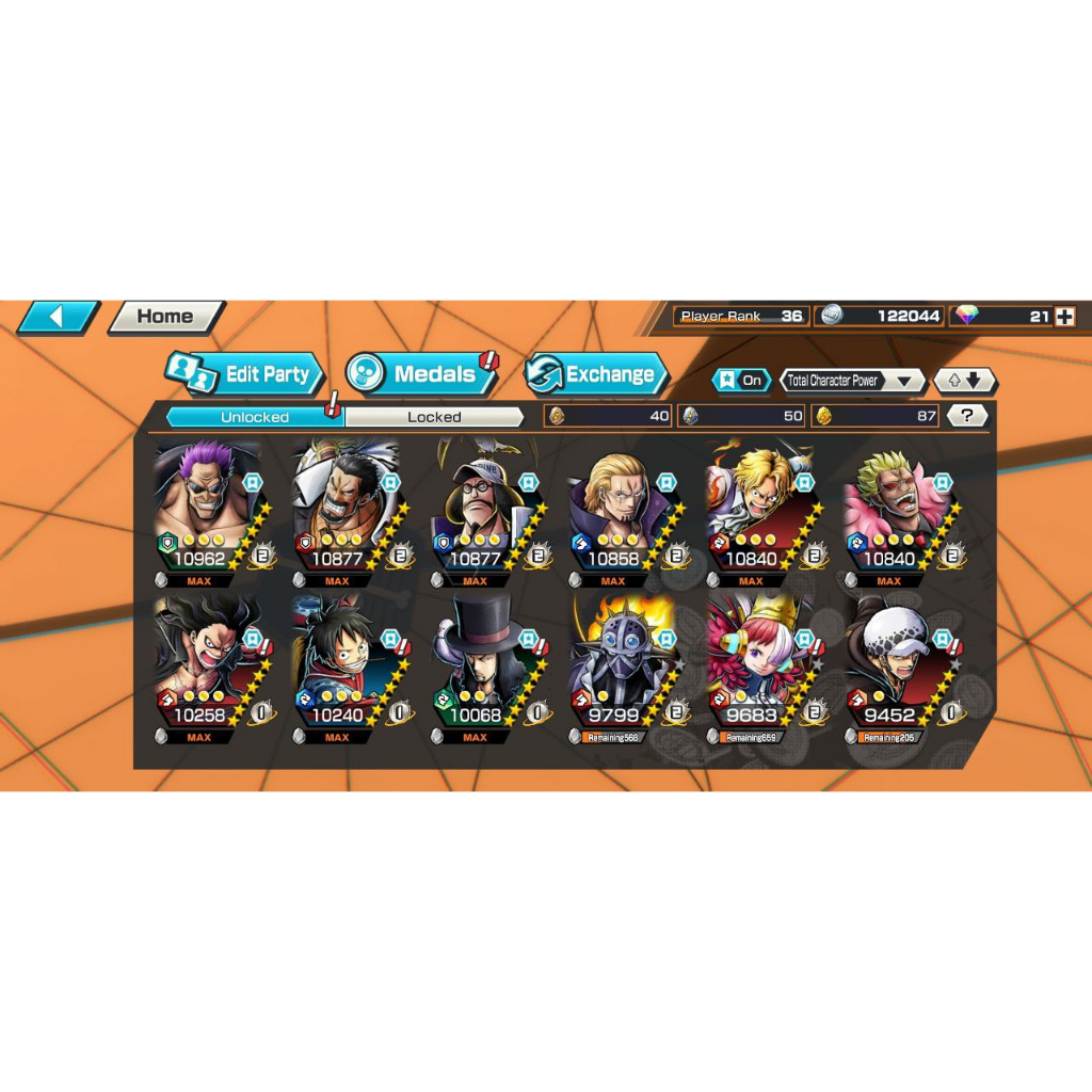 One Piece Bounty Rush EXTREME Zephyr MAX + BF( Garp,Sengoku,Sabo