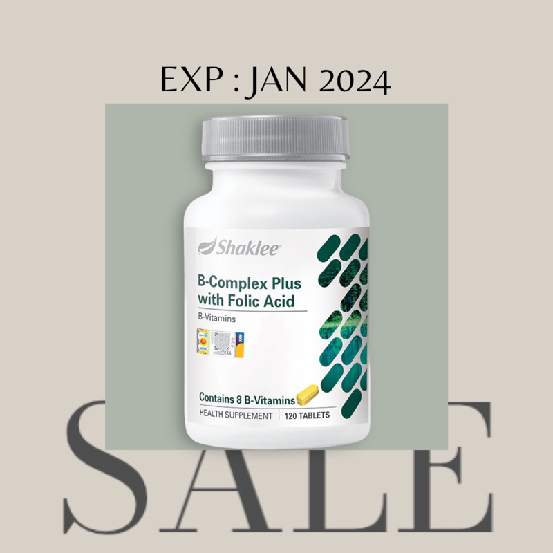 Shaklee with Folic Acid (120 tablets) Vitamin B Saraf TTC