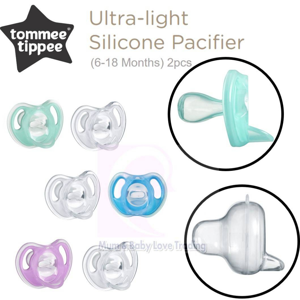 Tommee tippee Ultralight Soft Onepiece Silicone Soother pacifiers Shopee Malaysia