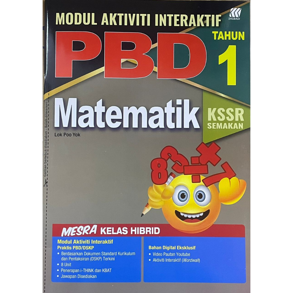 MODUL AKTIVITI INTERAKTIF PBD MATEMATIK TAHUN 1 | Shopee Malaysia