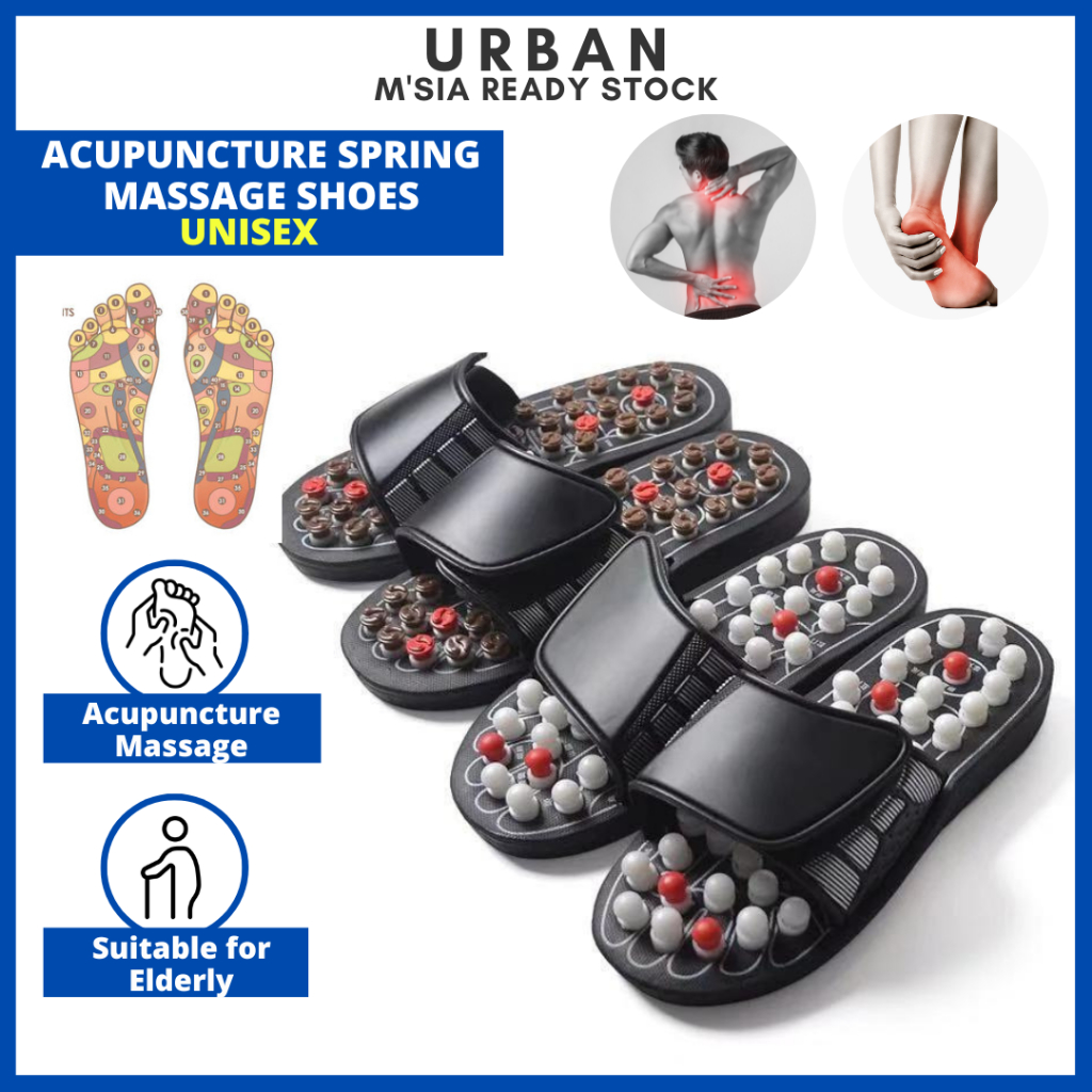 Kasut Selipar Urut Reflexology Healthy Slipper Acupressure Foot Massage