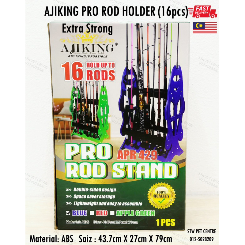 Ajiking Pro Rod Stand APR 429 (Hold Up To 16 Rods) Shopee Malaysia