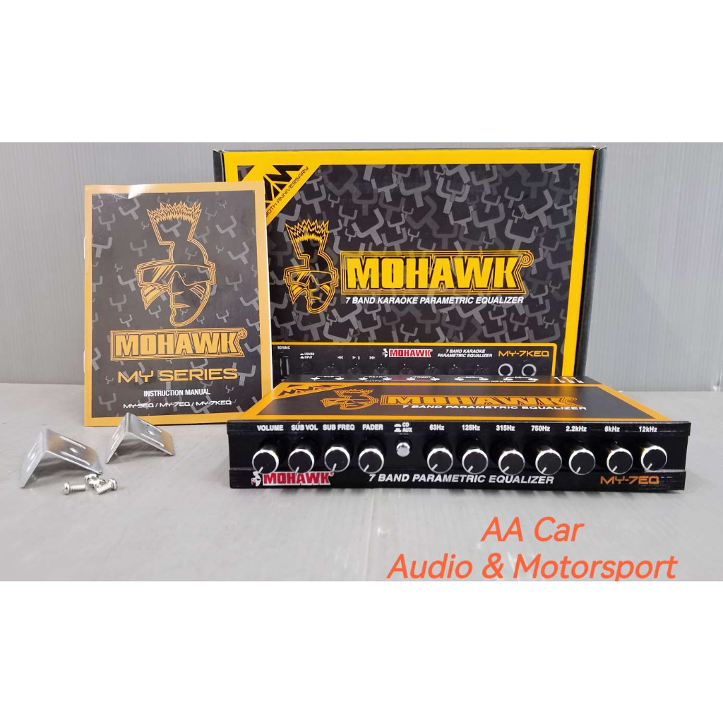 100 Original Mohawk Pre Amp 7 Band 5 Band Parametric Equalizer