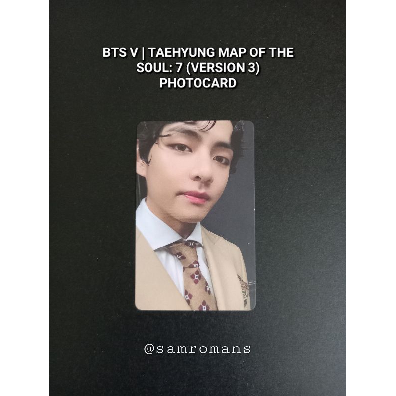 OFFICIAL BTS V  KIM TAEHYUNG MAP OF THE SOUL: 7 (VERSION 3) ALBUM 