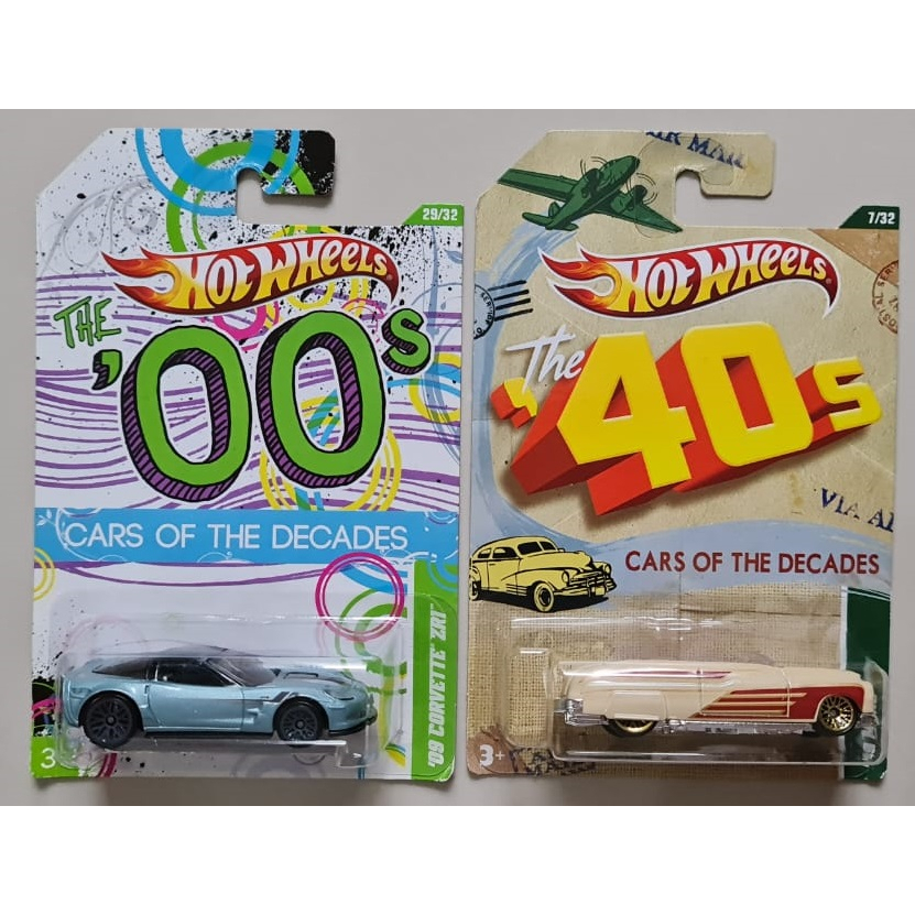 Hot wheels cars of best sale the decades