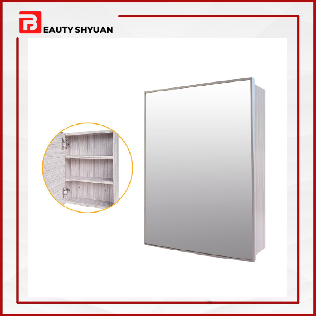 SHYUAN Grey White Wall Rack Hanging Rack Floating Shelf Rack Toilet
