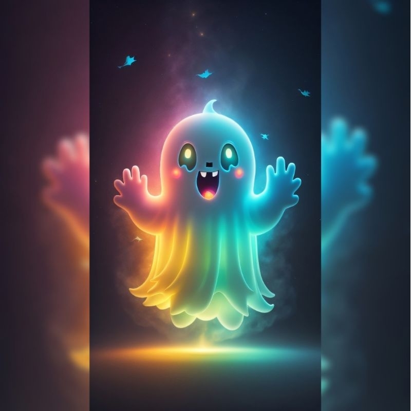 Cute Ghost Phone Wallpaper • Digital Download | Shopee Malaysia