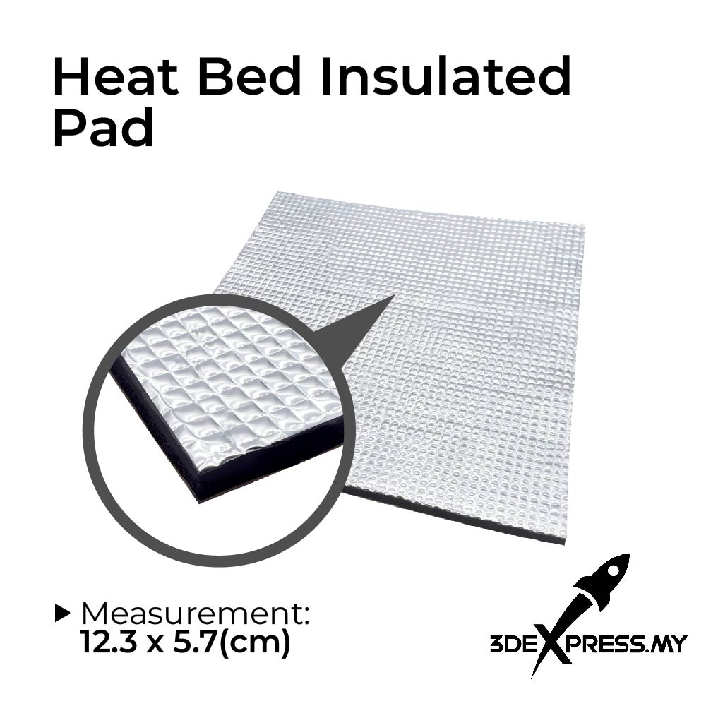3D printer Accessory Heated bed Thermal Insulation cotton  Heat Insulation Mat 3D Printer Heating Bed Sticker