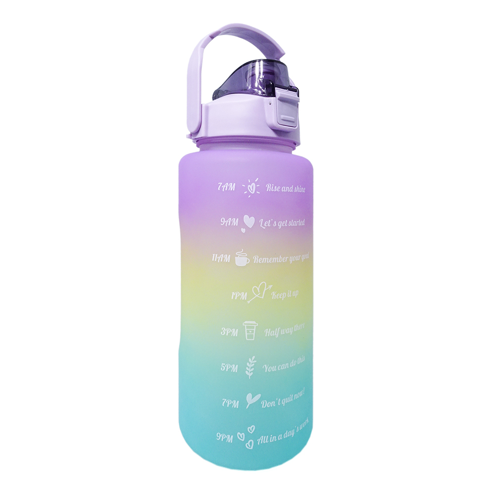 2L Gradient Water bottle With Straw And Handle (GM-1359) | Shopee Malaysia