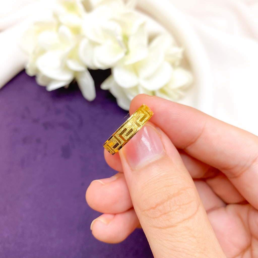 GD JEWELLERY - 916 GOLD RING ROTAN FENDI | 916 EMAS CINCIN ROTAN FENDI ...