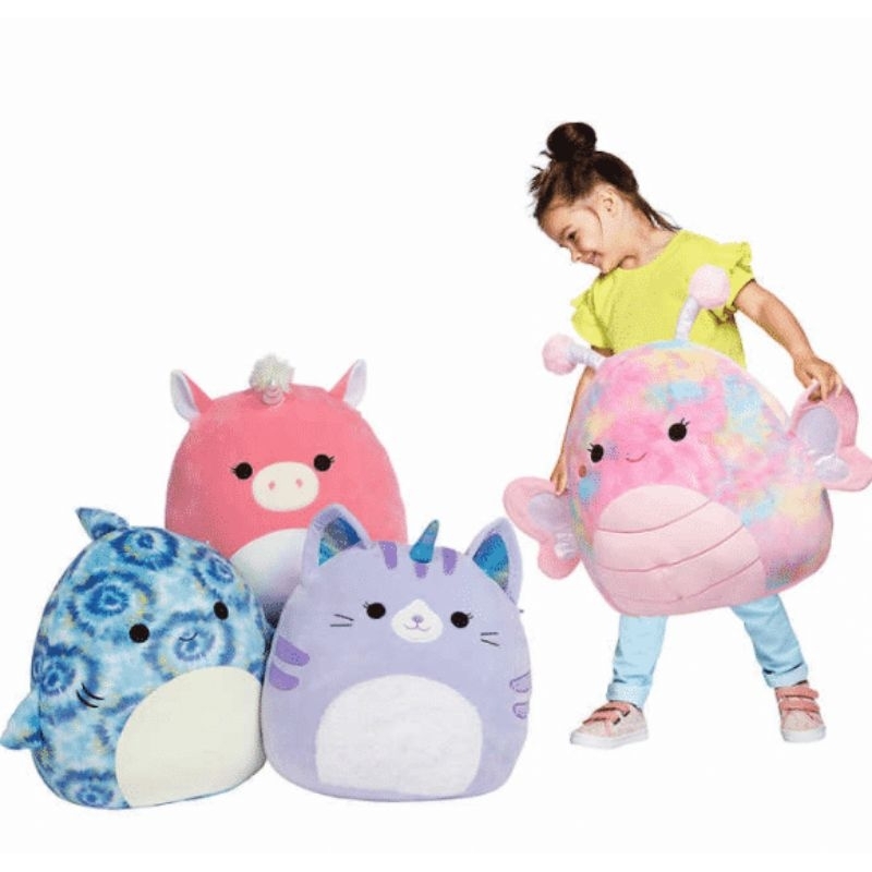 original Squishmallows Kellytoy14"/16"/20"plush toy ＆gift set Shopee