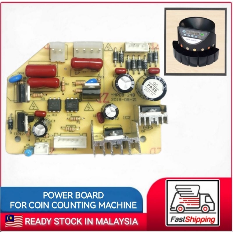 POWER BOARD FOR COIN COUNTER COIN COUNTING MACHINE | Shopee Malaysia
