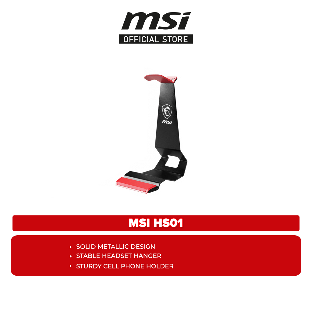 MSI HS01 Headset Stand Shopee Malaysia