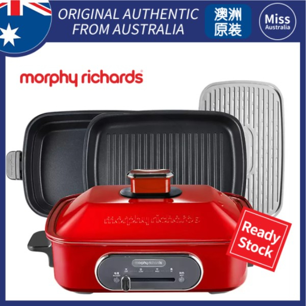Morphy Richards 3 in 1 Multifunction Pot 562010 Red With 2.5L Capacity ...