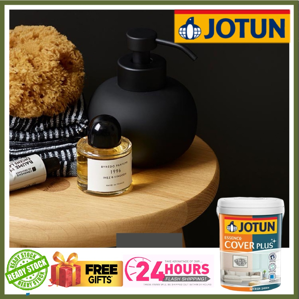 JOTUN 5L 9938 BLACKENED BLACK ESSENCE COVER PLUS SHEEN & MATT/INTERIOR ...