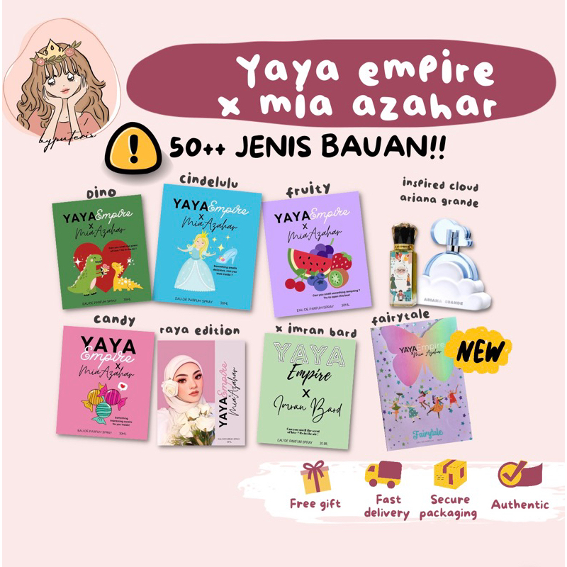 YAYA EMPIRE X MIA AZHAR PERFUME YAYA EMPIRE PERFUME Shopee Malaysia