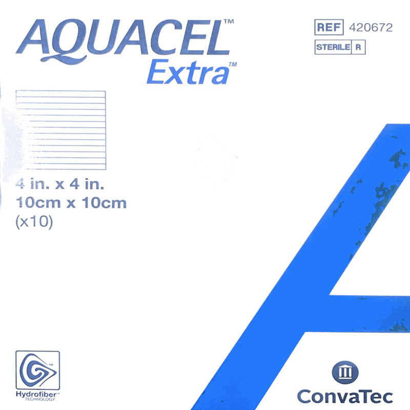 Convatec Aquacel Extra Hydrofiber 4x4