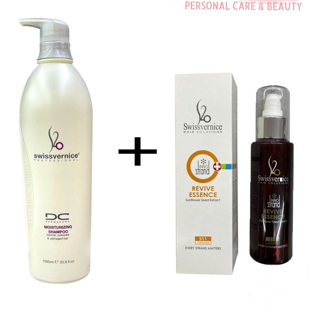 Swissvernice S2o Moisturizing Shampoo + Revive Essence Sunflower 