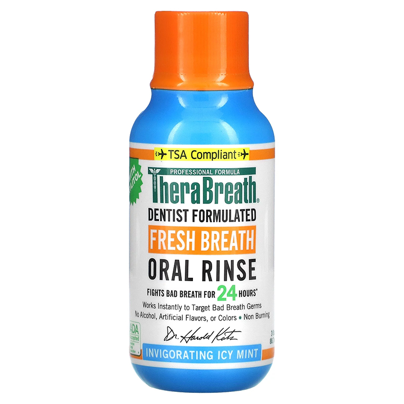 TheraBreath Fresh Breath Oral Rinse - Icy Mint | Shopee Malaysia