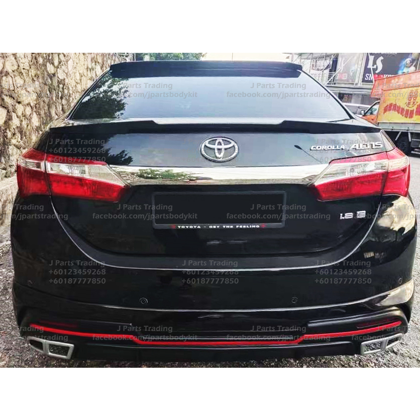 Toyota Corolla Altis M4 Sport Spoiler 2014~2018 Gen11Bonnet Spoiler ...