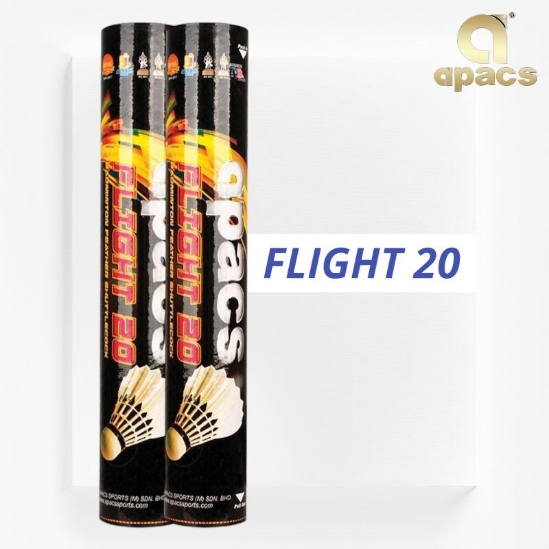 Apacs Flight 20 Shuttecock (Speed77) 1 tube by apacs wrapping with ...