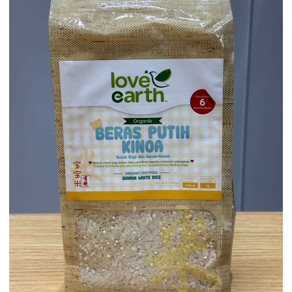 LOVE EARTH NATURAL BABY RICE (QUINOA) (900G) | Shopee Malaysia