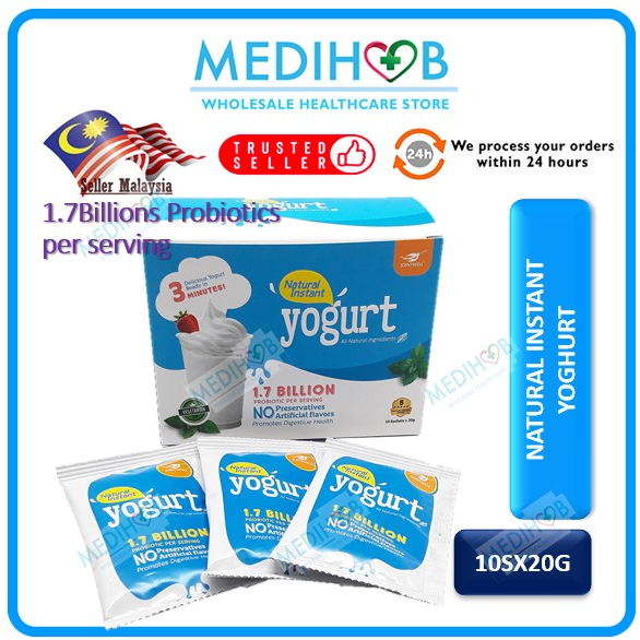 Jointwell Natural Instant Yogurt / Yoghurt 1.7 billion probiotics per