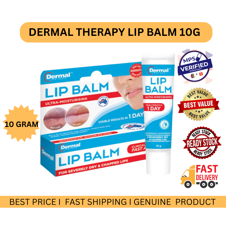 DERMAL THERAPY LIP BALM 10G (EXPIRY 11/2025) Shopee Malaysia