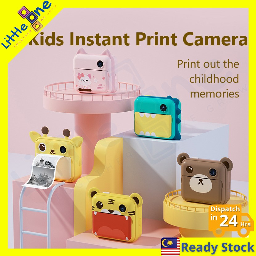 Kids Instant Print Dual Camera Wifi 12MP Thermal Paper 2.4 Inch ...