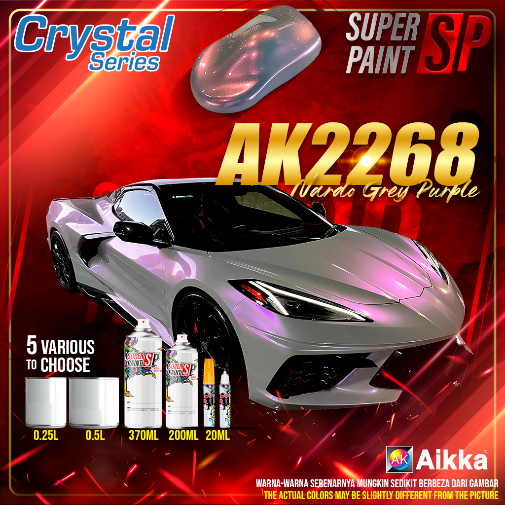 AIKKA AK2268 Nardo Grey Purple Crystal Series Automotive 2K Car